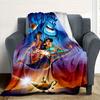 1pc, Aladdin and Princess Jasmine Blanket Soft Throw for Room Decor, Perfect Gift Idea for Family and Friend, Living Room, Travel, Camping
