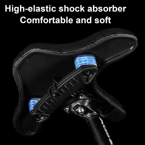 Anti-Scratch Bike Saddle Wide Wear-Resistant Ergonomic Soft Bicycle Thicken Cushion Pad