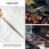Wielofunkcyjne szczypce do grilla Szczypce do żywności Klips do żywności Gadżety kuchenne Pęseta ze stali nierdzewnej do churrasco Klips Narzędzie do grillowania w formie bufetu