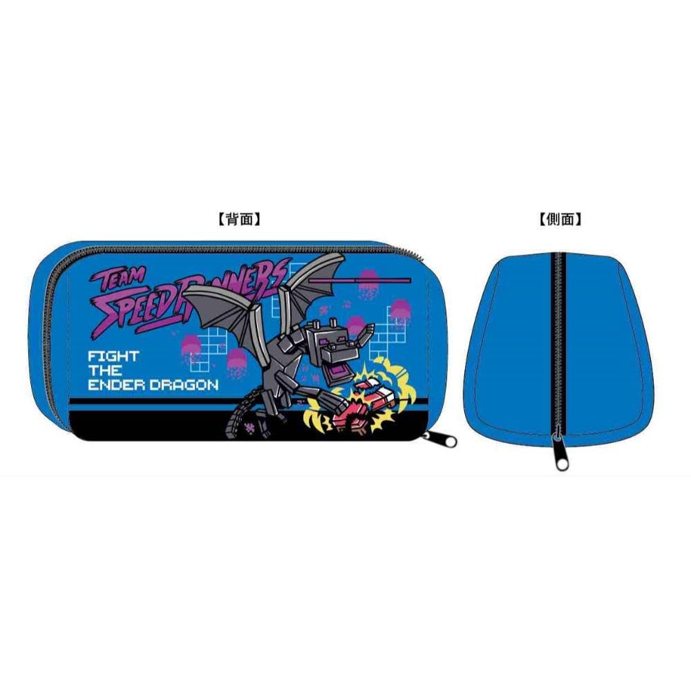 Minecraft Square Pouch Blue X X K-Company MCT-SQP-BL H8.5 W17.5 D8.3cm