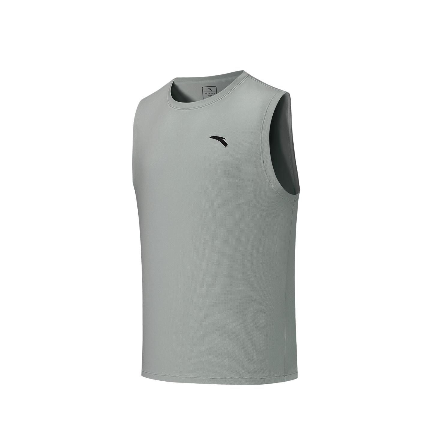 Anta Training Series Knit Vest Summer 2026 Men tops Granite-Gray 952627119-3 S
