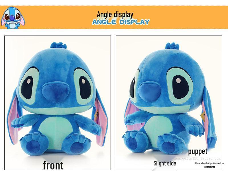 Cute Pink Stitch Plush Toy - Lilo & Stitch Cartoon Pillow for Kids
