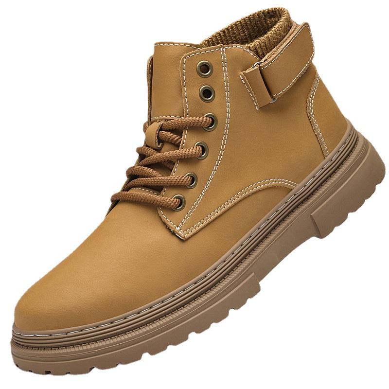 British Martin boots high-top winter men's shoes casual shoes outdoor breathable trendy British retro platform boots men
