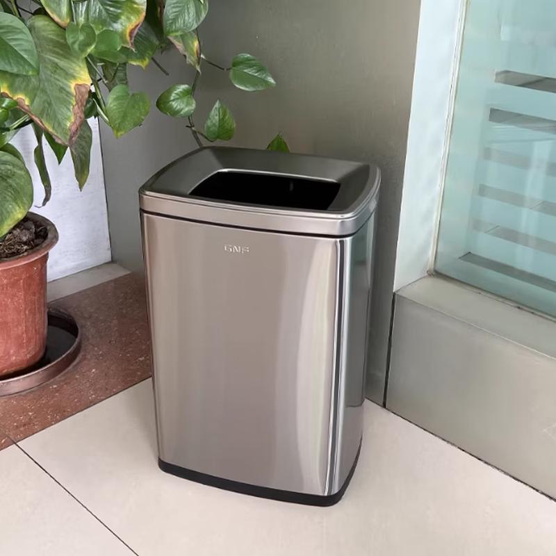 

GUAIKEAI Stainless Steel Open-Top Trash Can