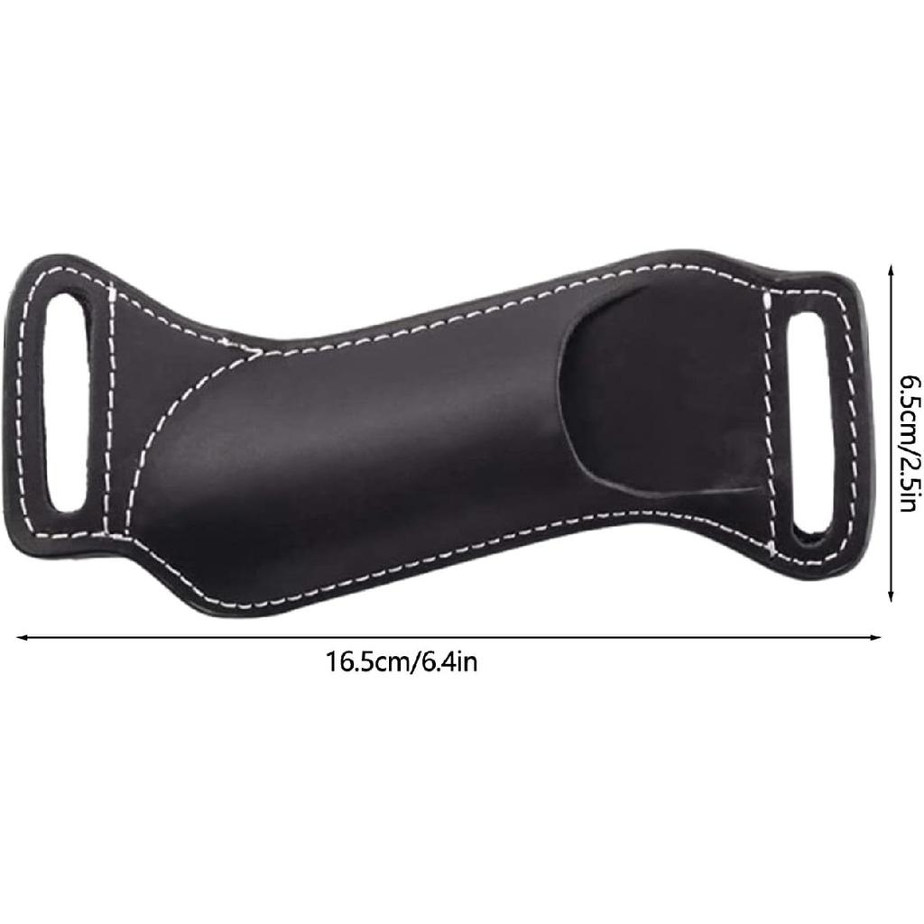 Sheath, Pu Leather Portable Cutter Holster, Box Cutter Holster, Safety Holster for Box Cutters and Utility Knives