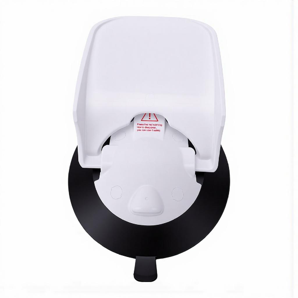 6 Inch Shower Foot Rest with Suction Cup for Shaving Legs Anti Slip Shower Pedal No Drilling with Safety Red Line
