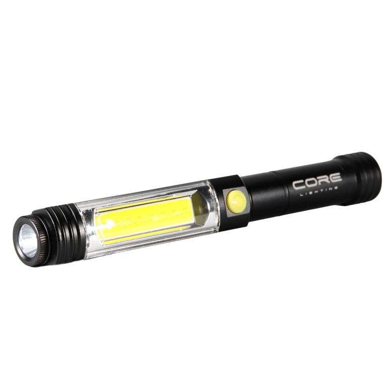 Torcia per ispezione magnetica del nucleo One Size nero/giallo