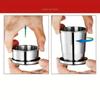 Portable Stainless Steel Folding Cup 70ml / 150ml / 250ml for Outdoor Travel, Foldable and Stretchable for Hiking and Camping