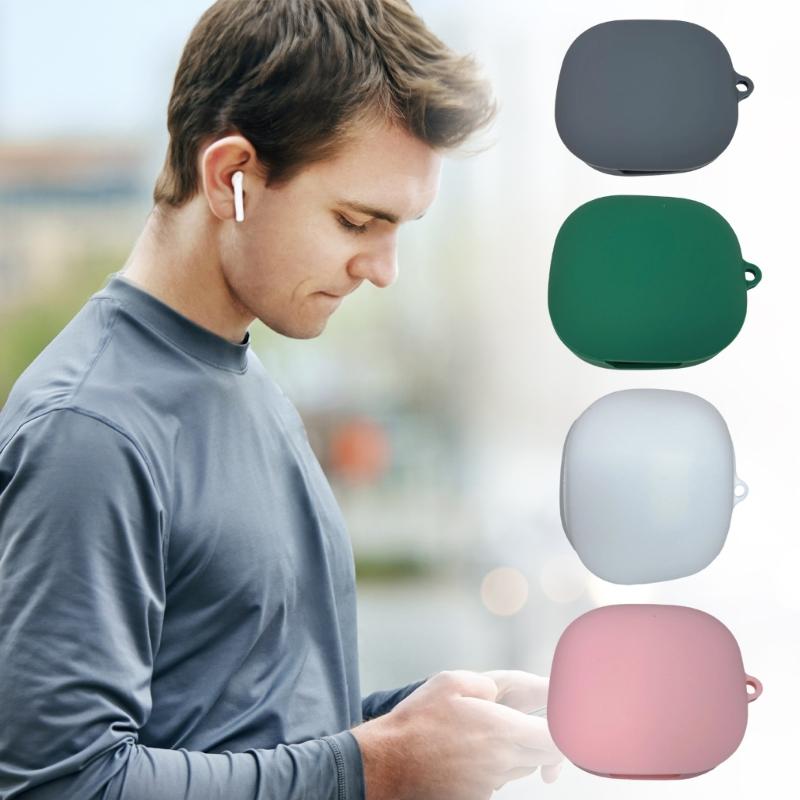 Silicone Case For Liberty 4Pro Charging Box Sleeve With Shockproof Protections And Wireless Charging Compatibility