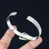Daughters Day Deal Sterling Silver Natural Fossil Coral Wedding Bangle Jewelry
