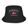 Norway Flag Bucket Hat Unisex Women Norwegian Patriotic Pride Outdoor Sun Summer Camping Cap