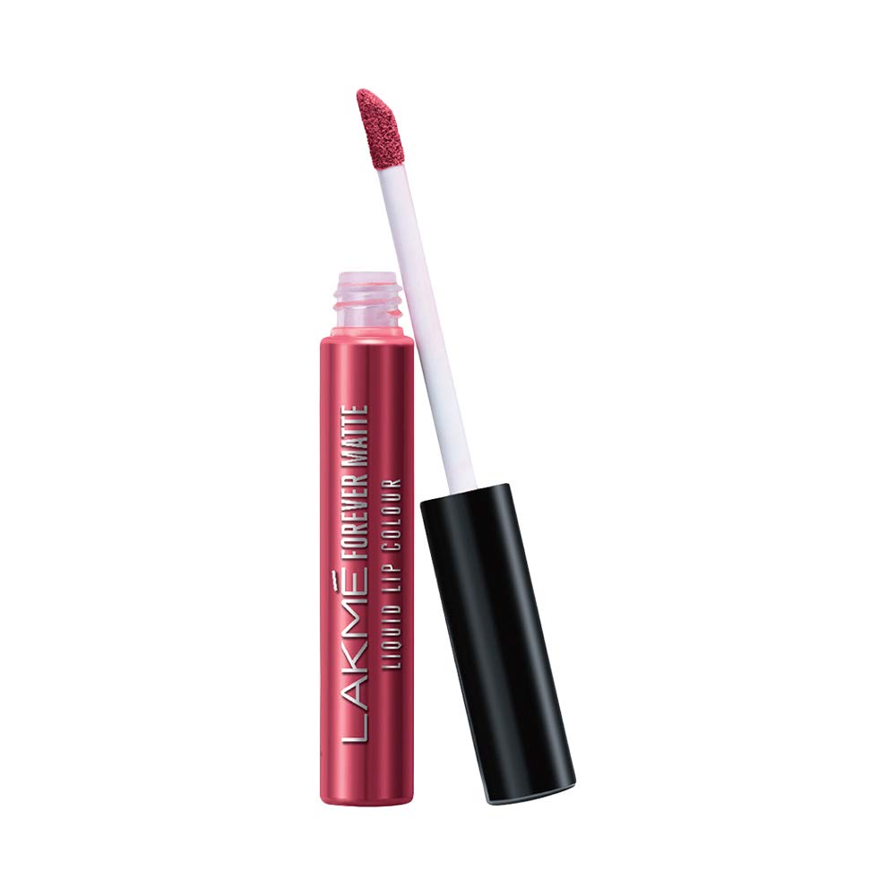 LAKMÉ Liquid Lipstick Pink Glam, Red Carpet (Matte)