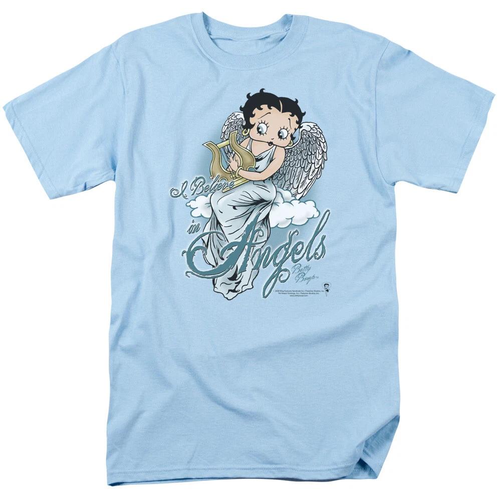Betty Boop  I Believe In Angels  T-Shirt - Adult, Child, Toddler XL