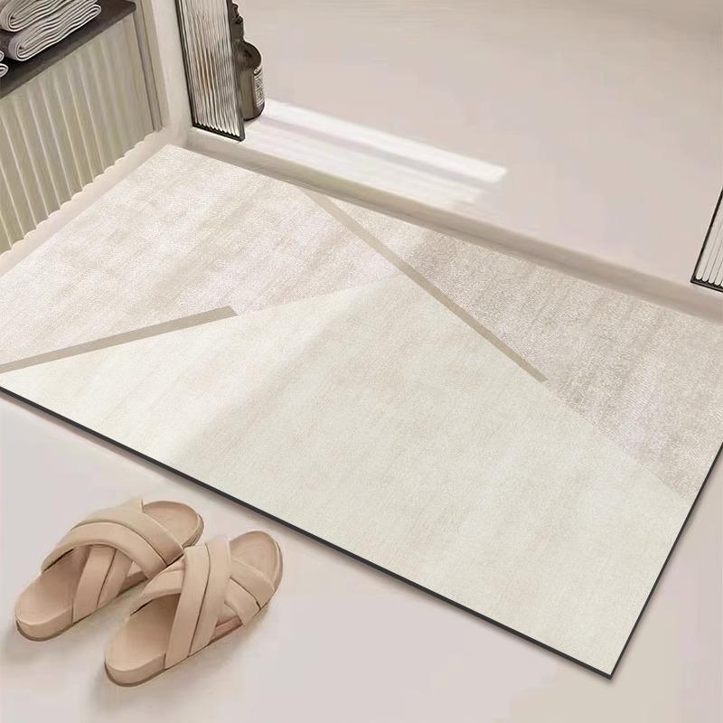 Diatom Mud Bathroom Mat - Quick-Dry, Water-Absorbent, Wear-Resistant Floor Mat for Shower Rooms