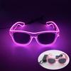 Hot Sale Luminous Neon Glasses With Lights LED Eyeglasses Bar Rave Parties Props Glowing Glasses Festival Club Supplies