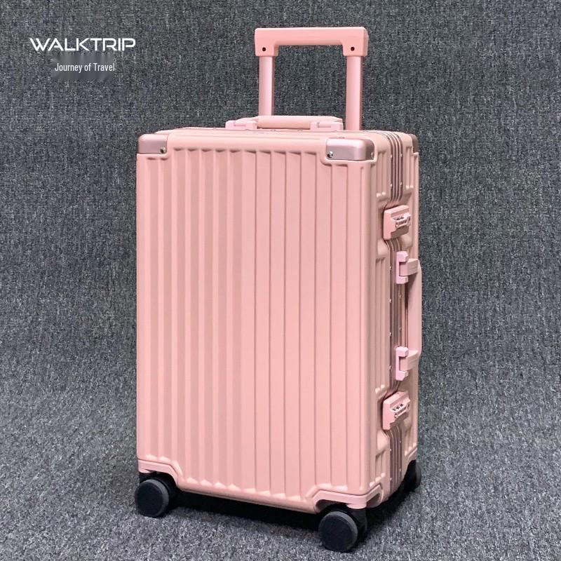 Xingzhi Lv Aluminum Suitcase with Universal Wheels - 20/24/26/28 inch Travel Trolley, Unisex Design
