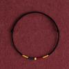 Pure Gold 999 Zodiac Red String Bracelet with Luck Beads for Baby's Full Moon or New Year