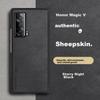 Honor Magic VS Phone Case, Huawei Magic VS Protective Cover, Left And Right Folding Screen Shockproof Leather Case, Outer In Starry Black