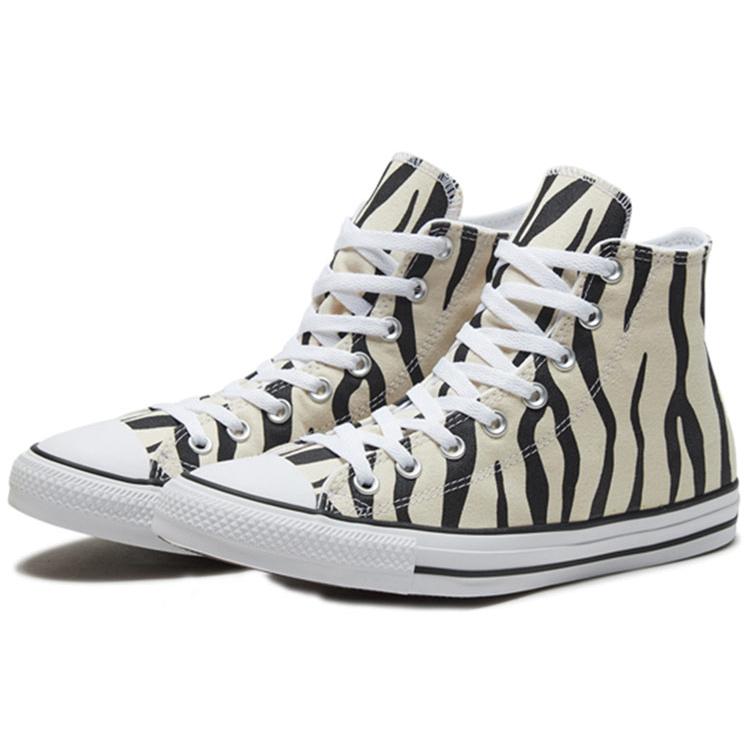 Converse Archive Print Chuck Taylor All Star High Top In Black/Greige 166258C