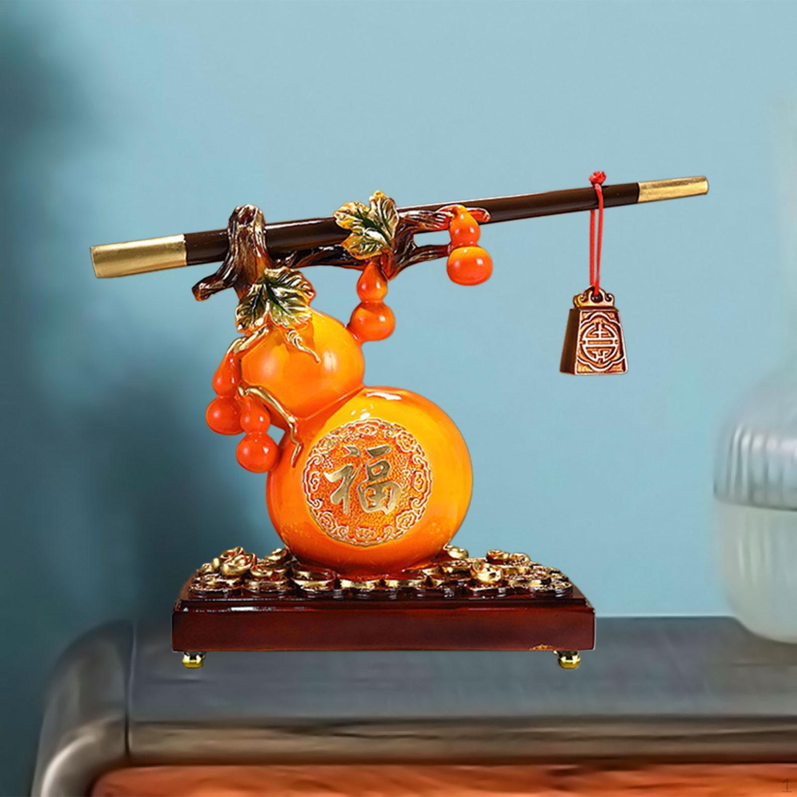 

Коллекционная скульптура тыквы, уникальный дизайн для кухни, спальни, витрины оранжевый