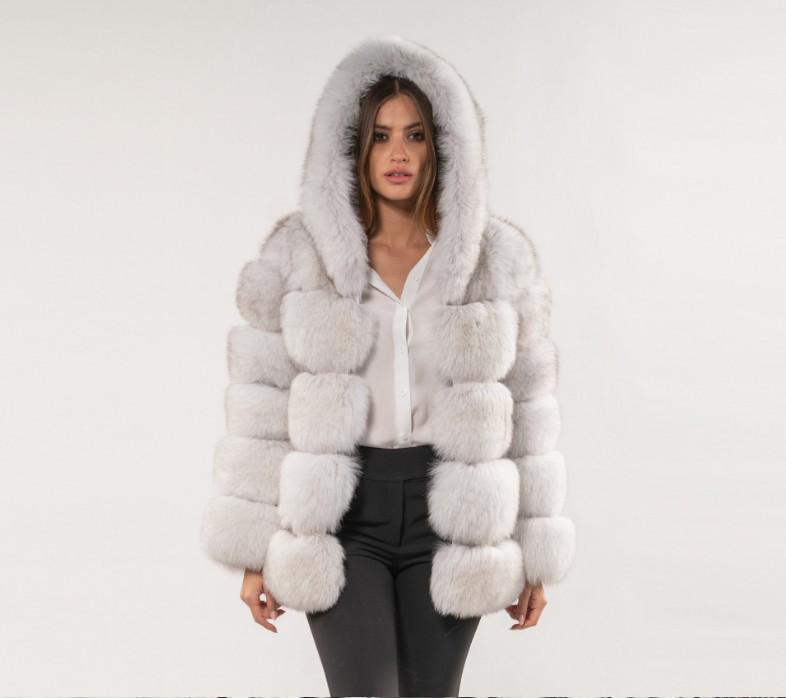 2024 Thickened Plush Coat with Hood - Long Sleeve Faux Rabbit Fur