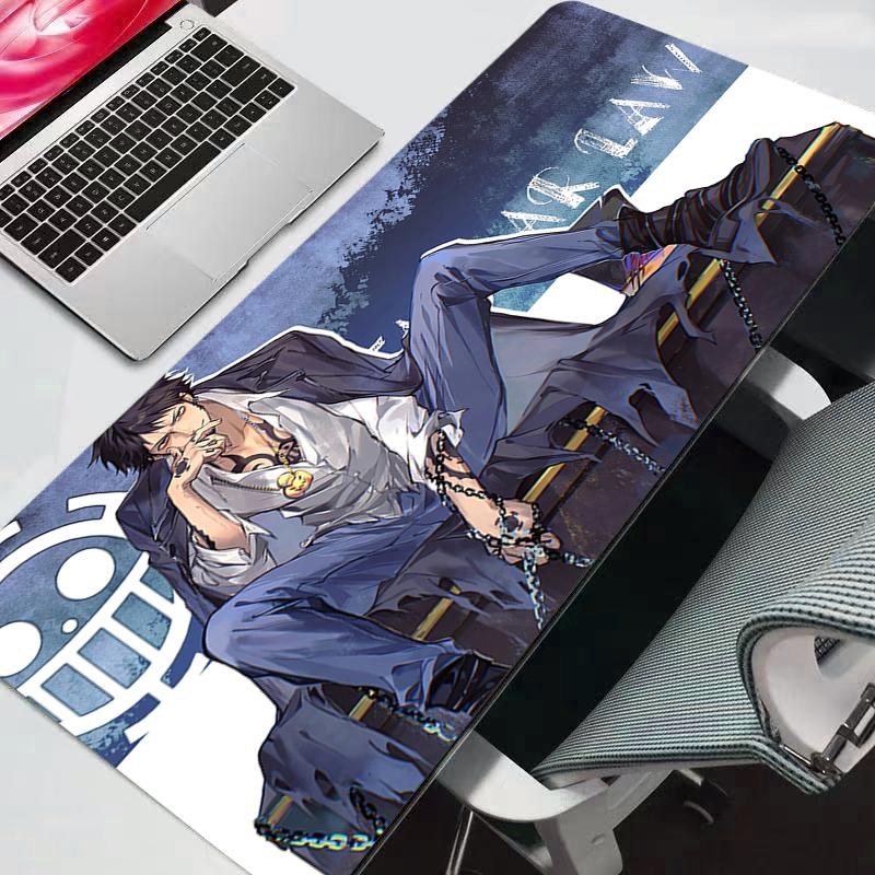 Mouse Pad One Piece Gaming Accessories Gabinete Gamer PC Computer Desk Mat Large XXL Keyboard Tablet Mousepad Durable Anime