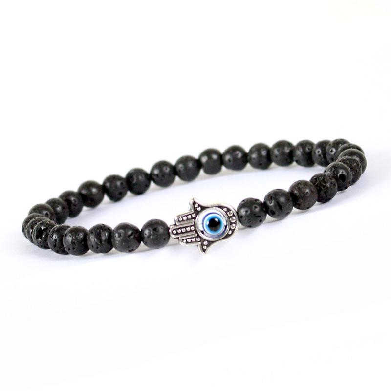 EVILEYE Blue Eye Beaded Bracelet: Stylish Unisex Fashion Jewelry Wristband