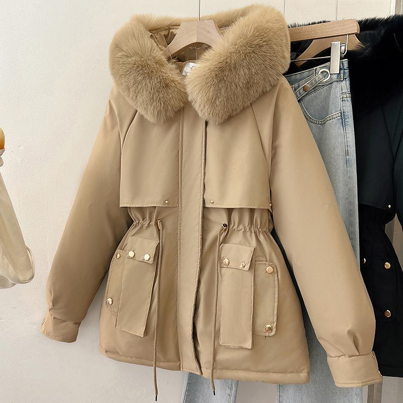 Thickened Pie Overcomes Padded Clothes for Women's Winter New Korean Version of Padded Clothes, Short Hooded Padded Jackets