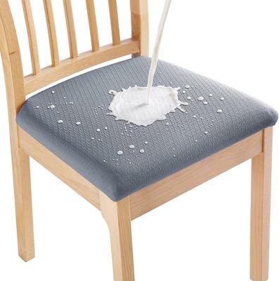 6/4/1 Stück Wasserdichtes Stuhlhussen-Set für Esszimmer Stretch Jacquard Stuhlsitz-Überzüge Schützen Einfach zu installieren Schmutzabweisend