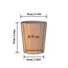 Wooden Charred Whiskey Cup Handmade Whiskey Grail Cup Hot Whiskeys Wine Glass  for Bar