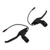 Electric Bicycle Brake Levers, Black Metal, Left & Right Pair