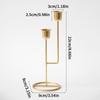 Minimalist Vintage Elegant Style Iron Candle Holders Candlestick Fashion Wedding Table Candle Stand Exquisite Candlestick Table