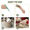 Telescoping Ceramics Water Absorbing Rod With Detachable Sponge Head Ergonomic Grip For Studio Use