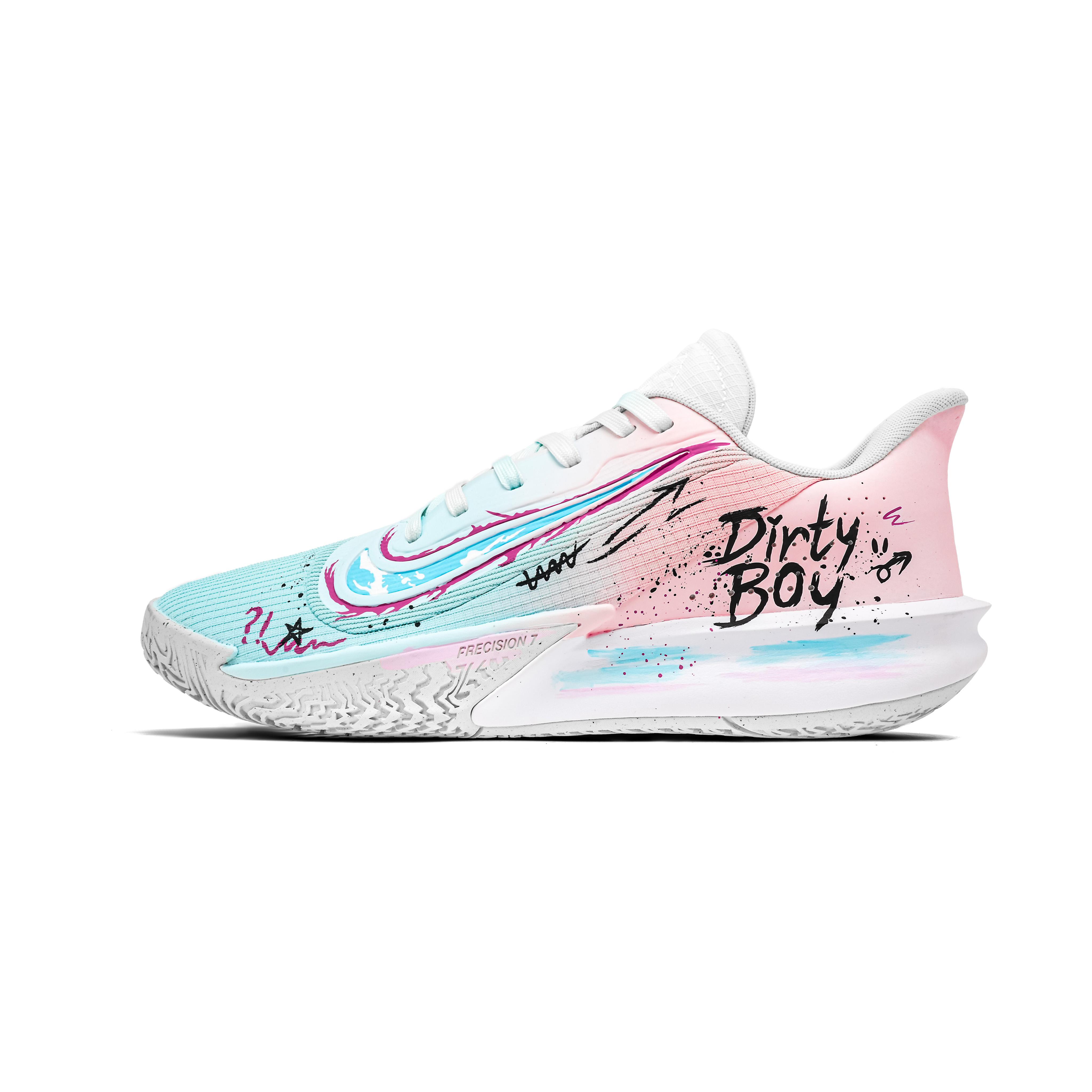 

Nike Precision 7 Cushioning Abrasion Resistant Cushioning, Wear Resistant Low top Basketball Shoes Unisex Blue FN4322-100(Team1554-) 44