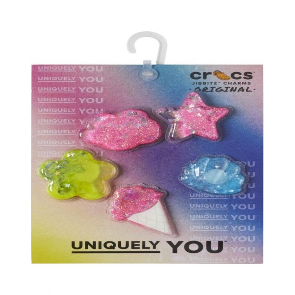 Crocs Squishy Glitter Icon 5 Pack Gibbitz 10011601