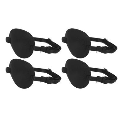 10pcs Eye Patch Adjustable Soft Elastic Strabismus Amblyopia Eye Patch for Children Adult Black