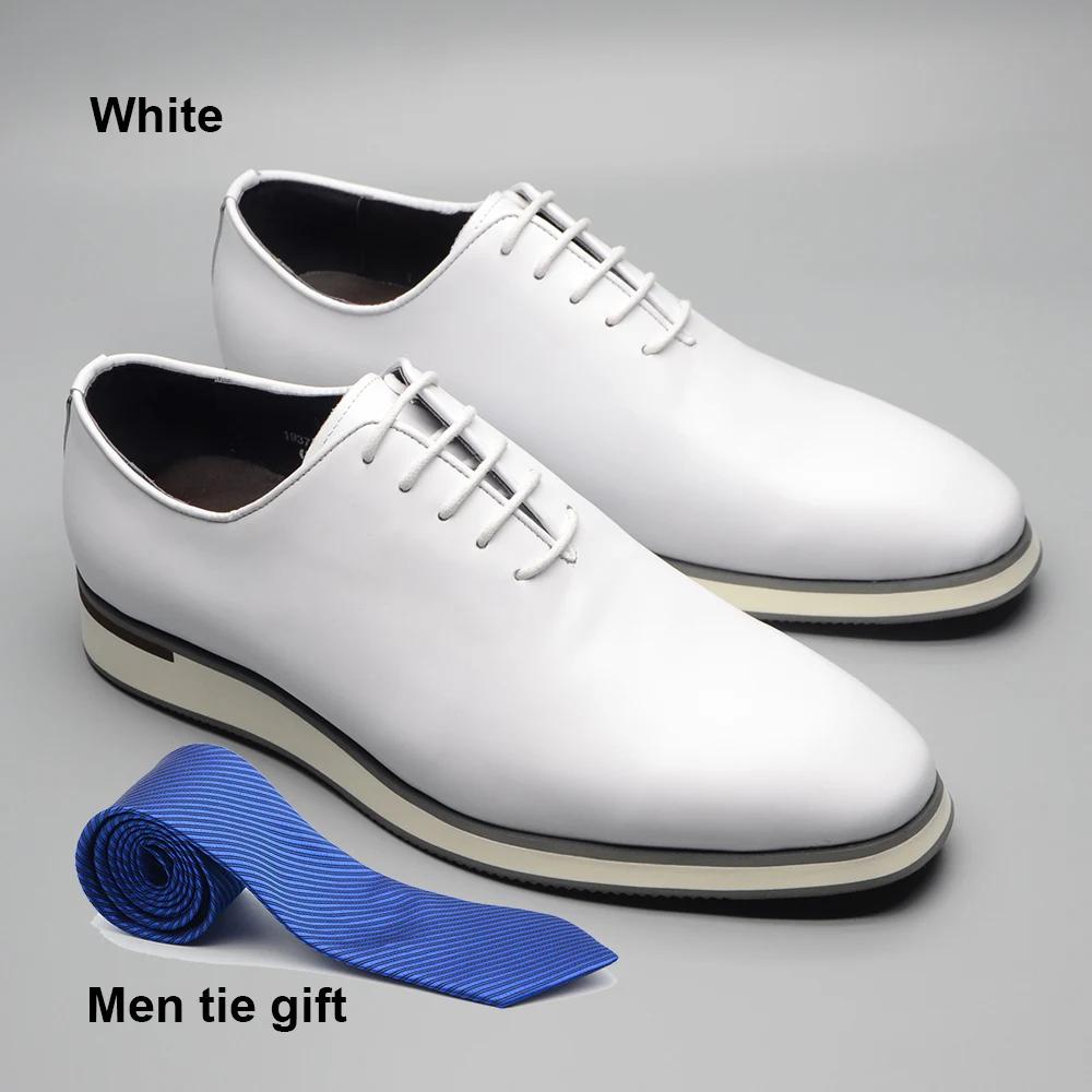 

Классические мужские белые туфли ручной работы из цельной натуральной кожи, мужские социальные формальные оксфорды на шнуровке, плоские кроссовки для мужчин 46 белый