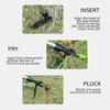 Garden Weeding Machine, New Type Of Bend Free Three-level Vertical Manual Weeding Machine, Weeding Machine, And Root Removal Machine
