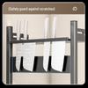 miflame 2-Tier Kitchen Countertop Spice Rack with Knife Holder
