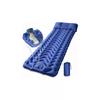 Portable Folding Camping Air Bed With Foot Pump Inflatable Sleeping Pad Outdoor Hiking Backpacking Single Or Double Use