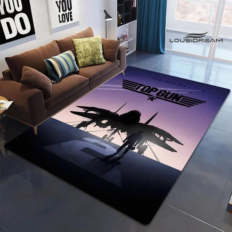 Classic Movie TOP GUN printed Carpet rugs for bedroom area rug living room carpet Outdoor carpet floor mats birthday gift