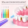 20/30pcs Push-pull Interdental Brush Interdental Brush Cleaning Tooth Socket Toothbrush Correction Tooth Gap Cleaning Brush