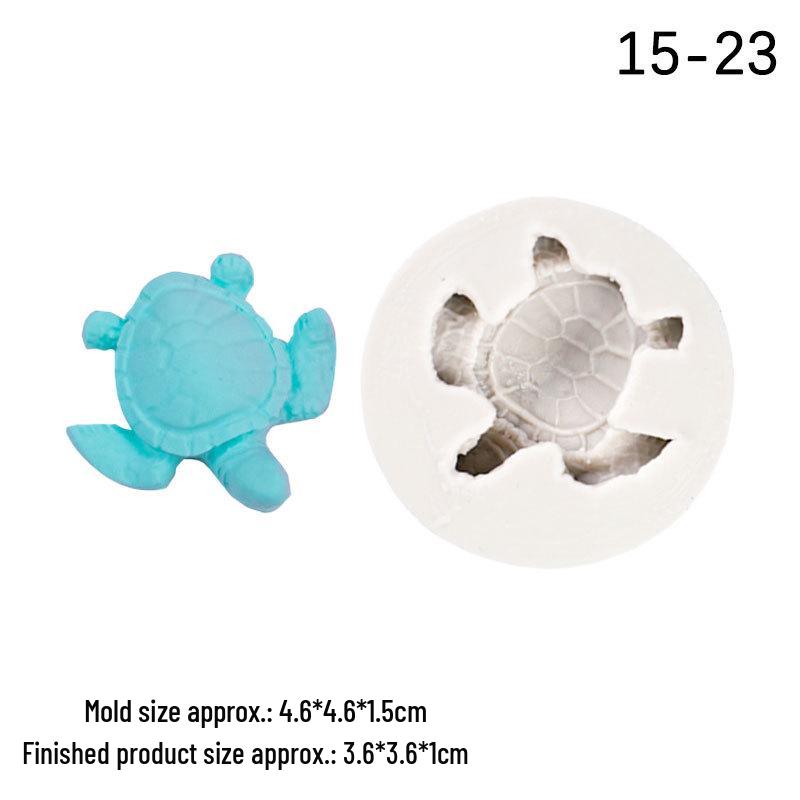 Silicone Turtle Fondant Mold for DIY Cake Decoration