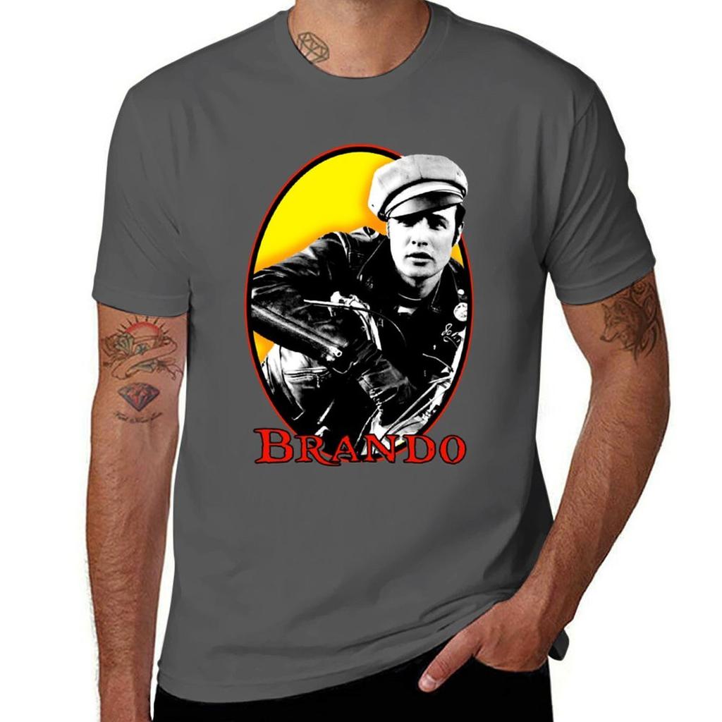 Marlon Actor Brando (10) Tshirt No Casual Short Sleeve Top
