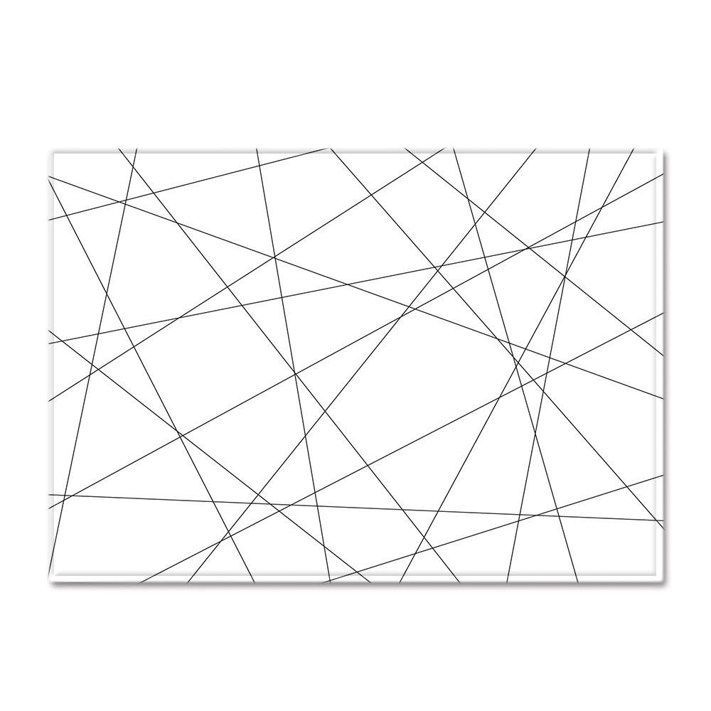 

Line Printing Three-Dimensional Carpet Living Room Runway Green Floor Mat 1.5*1