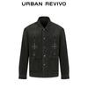 Men's Casual Embroidered Pocket Denim Jacket