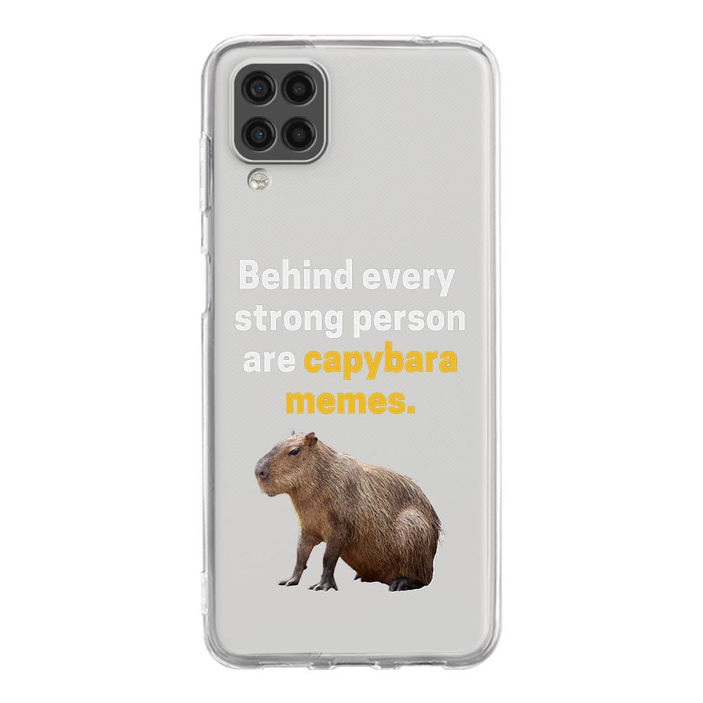 Cute Cartoon Capybara For Samsung Galaxy A51 Clear Phone Case A71 A21S A12 A11 A31 A52 A41 A32 A23 A33 A53 A73 A03S A13 5G Cover