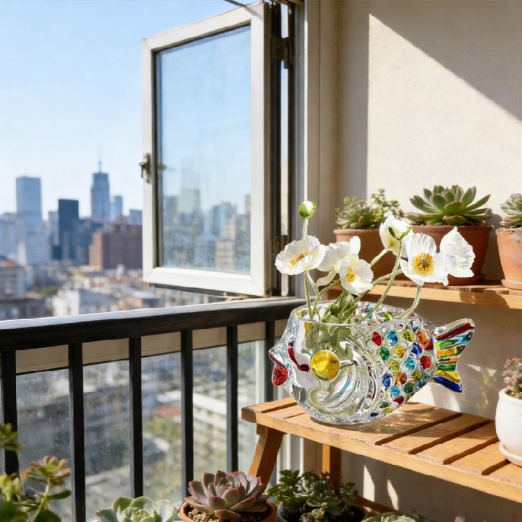Glasvasen für Blumen Weithals-Blumenvasen Terrarien Hydroponischer Pflanzer Glas-Blumentopf für Tafelaufsätze Heimdeko
