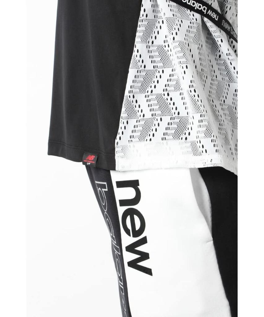 Tricou de golf cu mânecă scurtă și guler înalt Quick 0 [New Balance] (Absorbant de apă, Uscător, Elastic) / Pentru femei / 012-2166507 010_Negru [S]