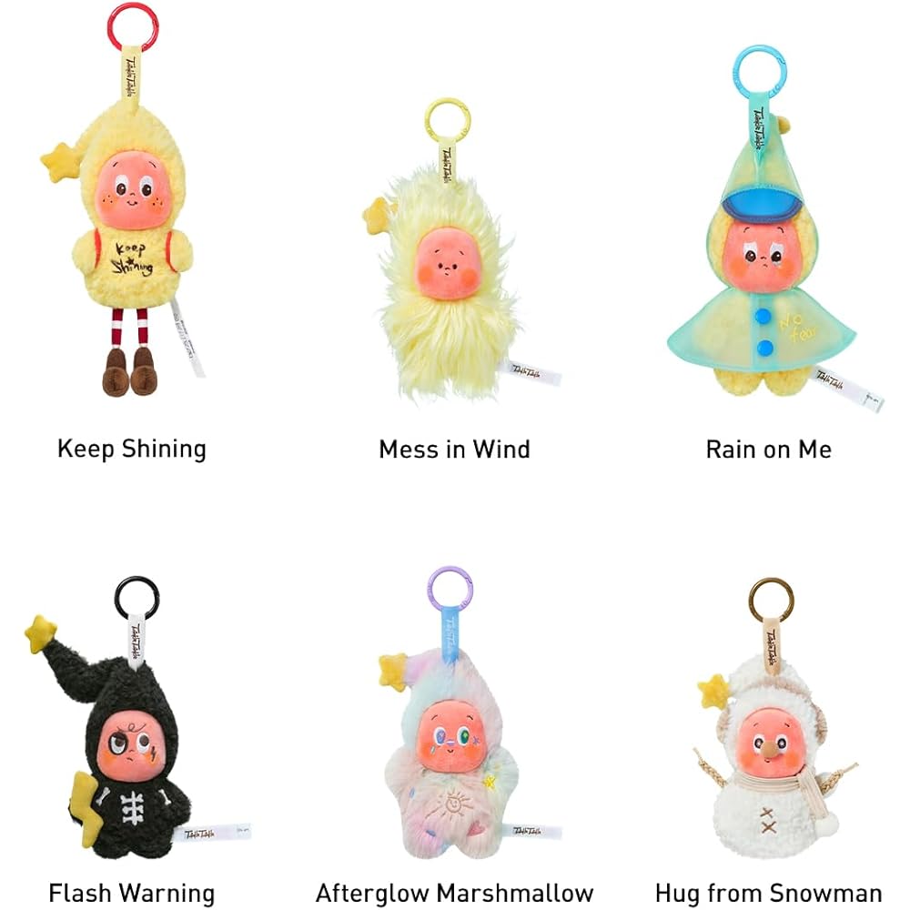 Pop Mart Twinkle Twinkle Sweet Dreams Plush Pendant Assorted Box 6 Pieces Blind Box Figures Original Characters